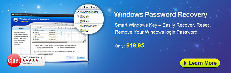Quickly and Easily Recover Windows Login Password
