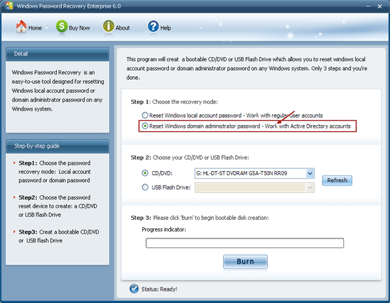 Windows Password Recovery Enterprise