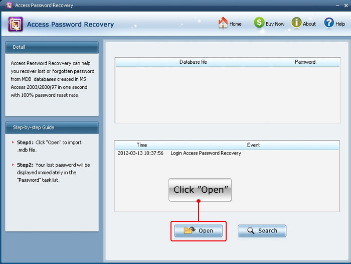 Access Password Table