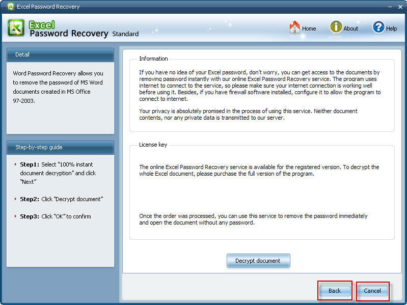 Excel Password Recovery