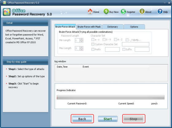 office password recovery
