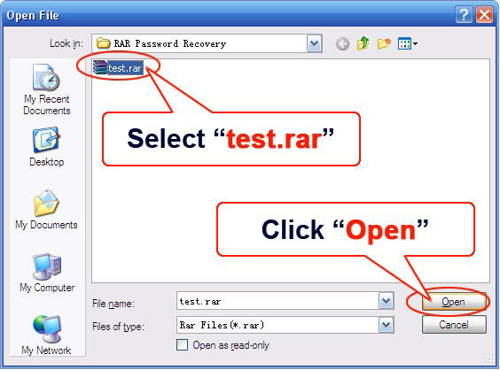 Recover RAR Password