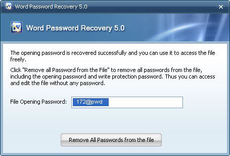 word file opening password