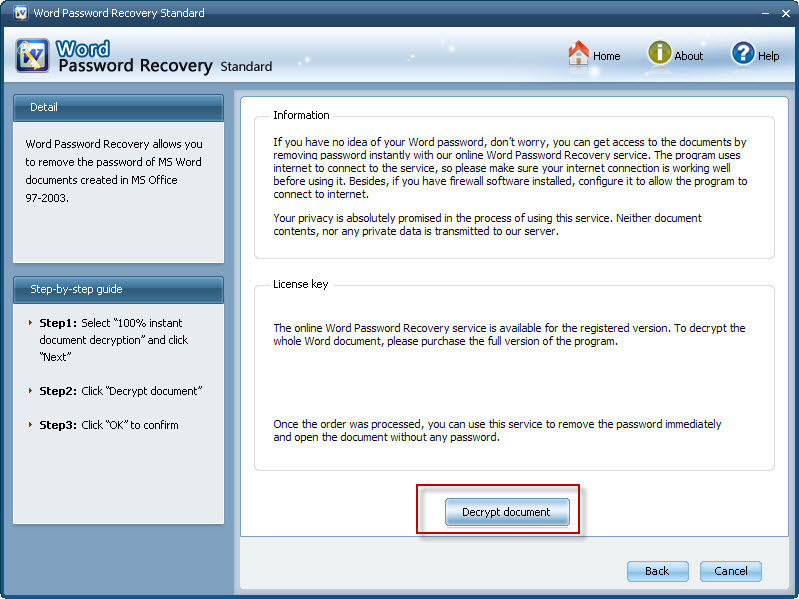Office Free MDB Password Recovery to Find Access Password