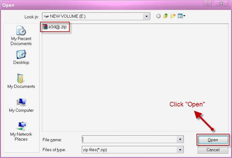 Import ZIP File