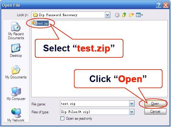 Recover ZIP Password