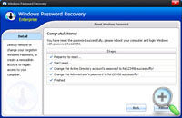 change domain account password successfully