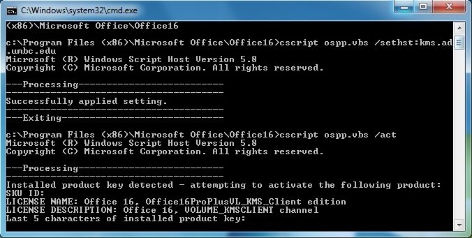 microsoft office 2016 activator cmd