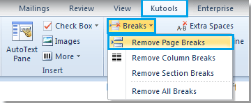 Deleting a page in word 2016