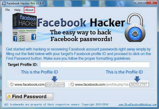 free facebook password hacking software