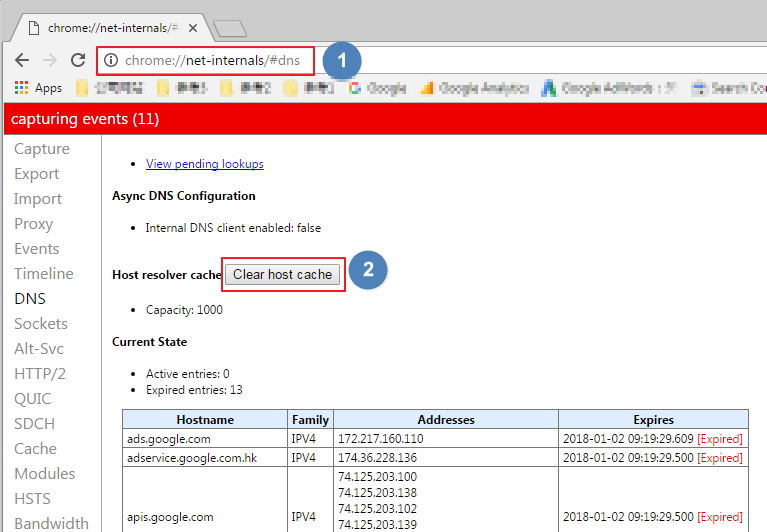 Internal dns. DNS гугл хром. DNS В Chrome. Chrome://net-Internals/#DNS. Ошибка DNS В Google Chrome.