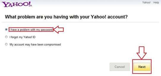 forgot yahoo password and alternate email