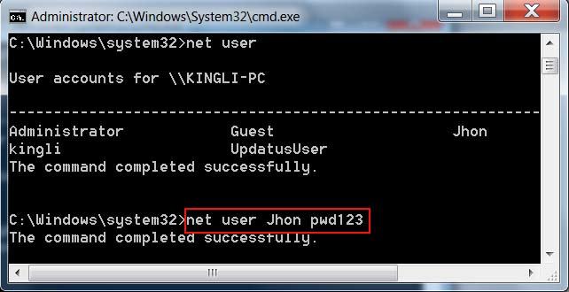 win 10 password reset