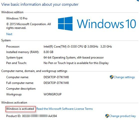 Windows 10 Product Key And Activation Including Windows 10 Activation