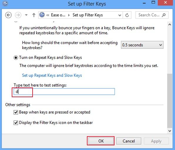 How To Set Up Filter Keys