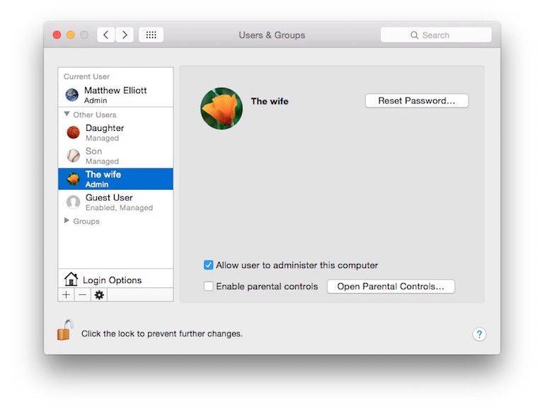 how to reset password in imac