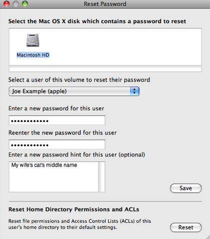 forgot imac login password