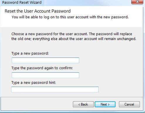 local password reset windows 10