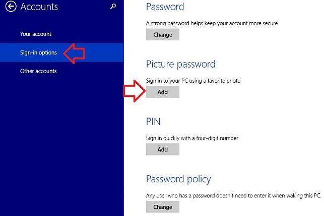 How To Create Picture Password In Windows 8 1
