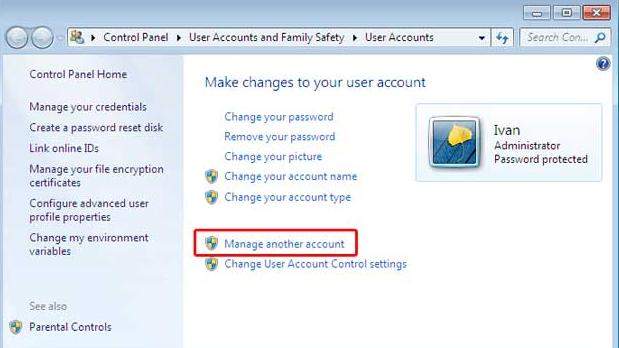 change admin account windows 8