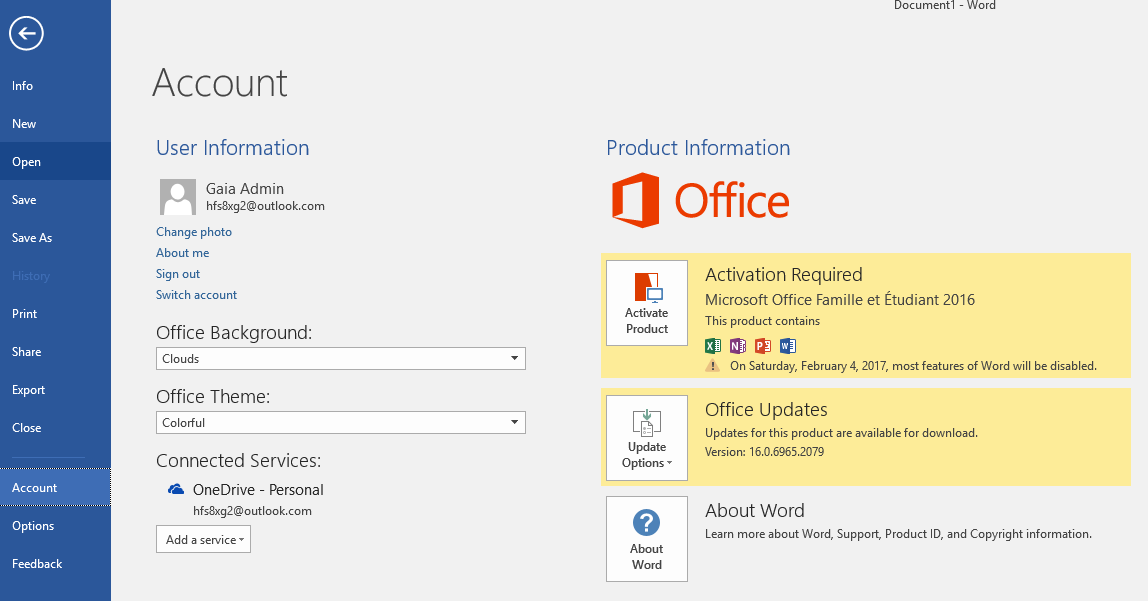 microsoft word 2016 activation key free