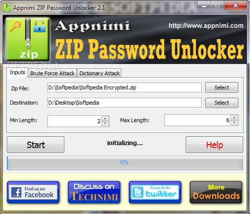 appnimi zip password unlocker windows