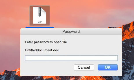 mac zip password creator