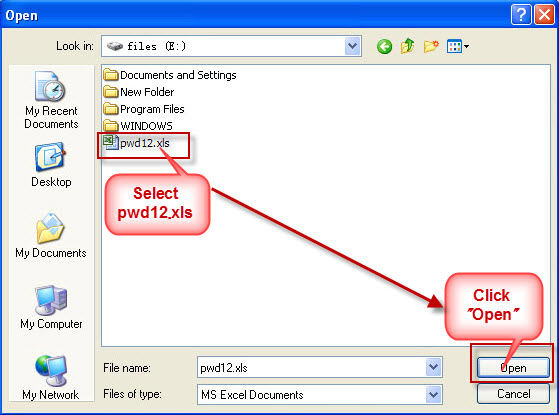 excel 2003 password protection