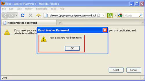 firefox restore password