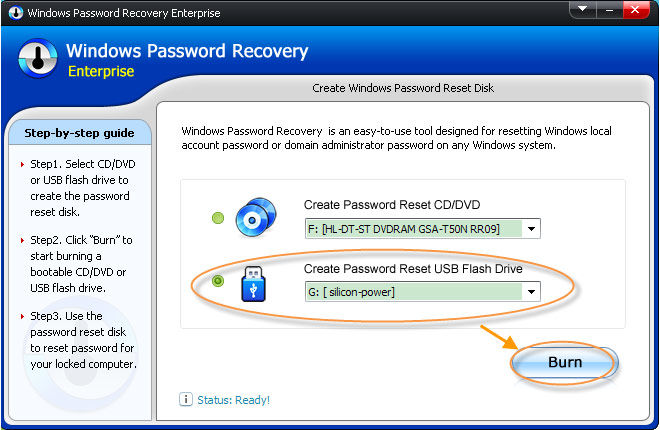 forgot password for my laptop windows 7