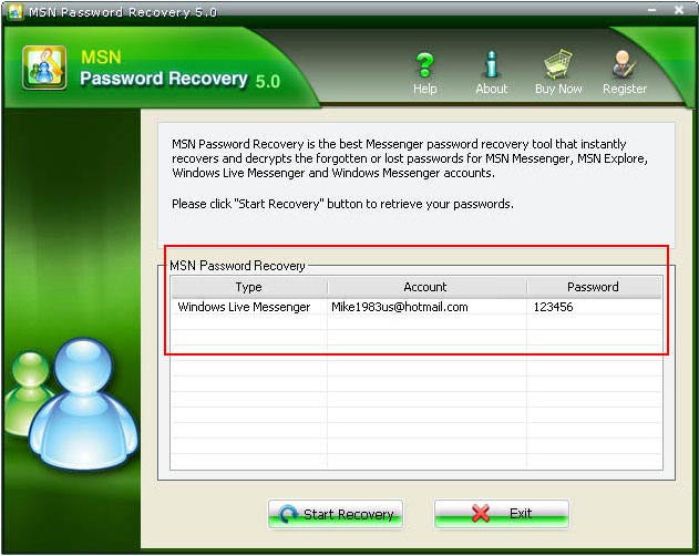 wlm msn password finder gratuit
