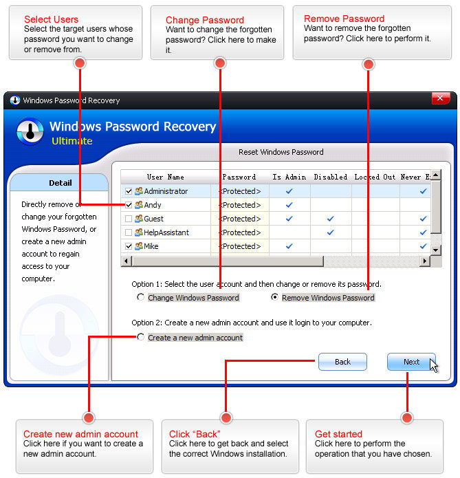 microsoft windows password reset tool